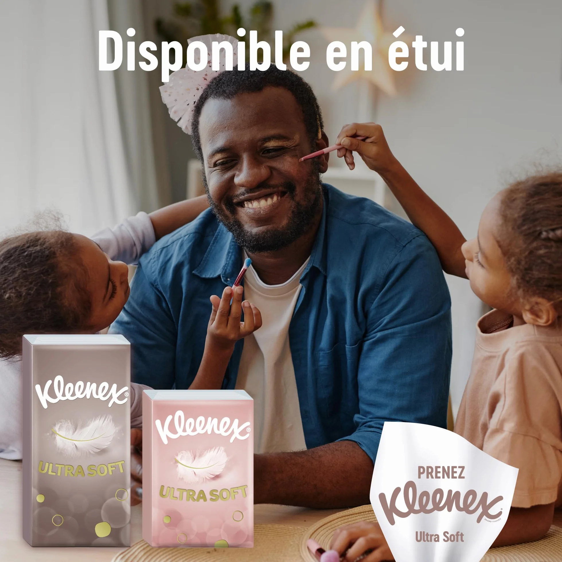 KLEENEX - Fazzoletti ultra morbidi (24 confezioni da 64 fazzoletti) - morbidi e setosi che lasciano una sensazione di benessere sulla pelle - Made in France