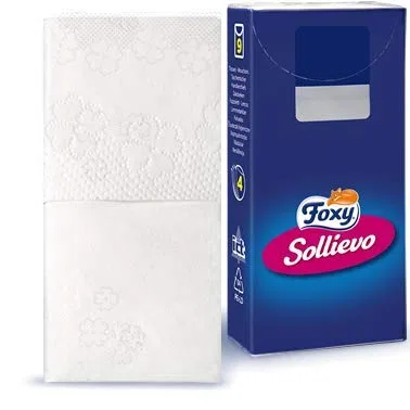FOXY FAZZOLETTI 4 VELI SOLLIEVO CON BALSAMO VITAMINA E 10+2 PZ. - CARTONE DA 25 CONFEZIONI DA 12 PACCHETTI