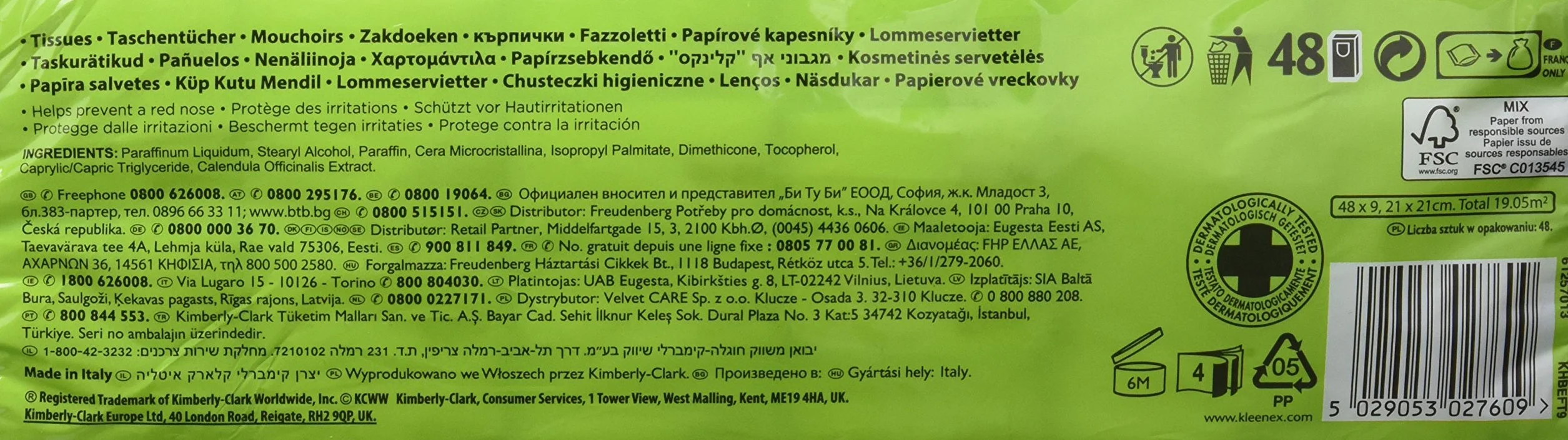 Kleenex Balsam fazzoletti – 48 confezioni