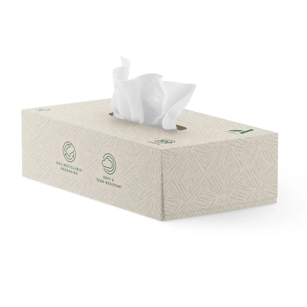 Amazon Aware 4 strati Fazzoletti per il viso in carta riciclata al 100%, 1500 unità, 15 confezioni da 100 ogni
