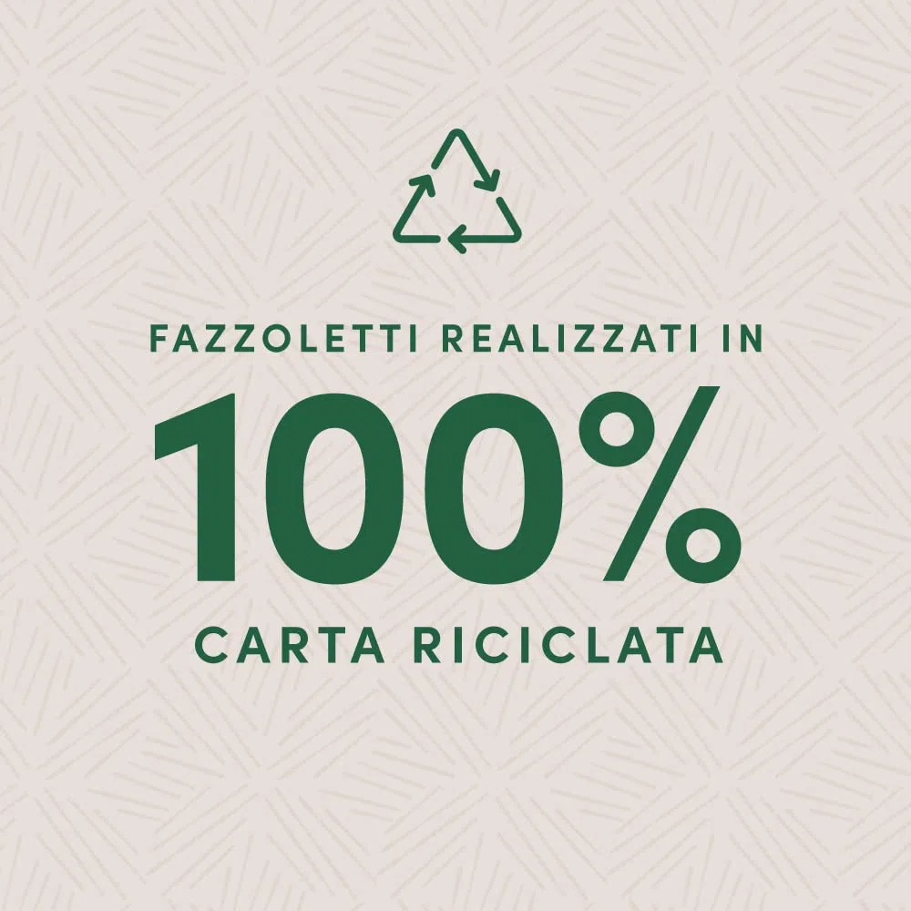 Amazon Aware 4 strati Fazzoletti per il viso in carta riciclata al 100%, 1500 unità, 15 confezioni da 100 ogni