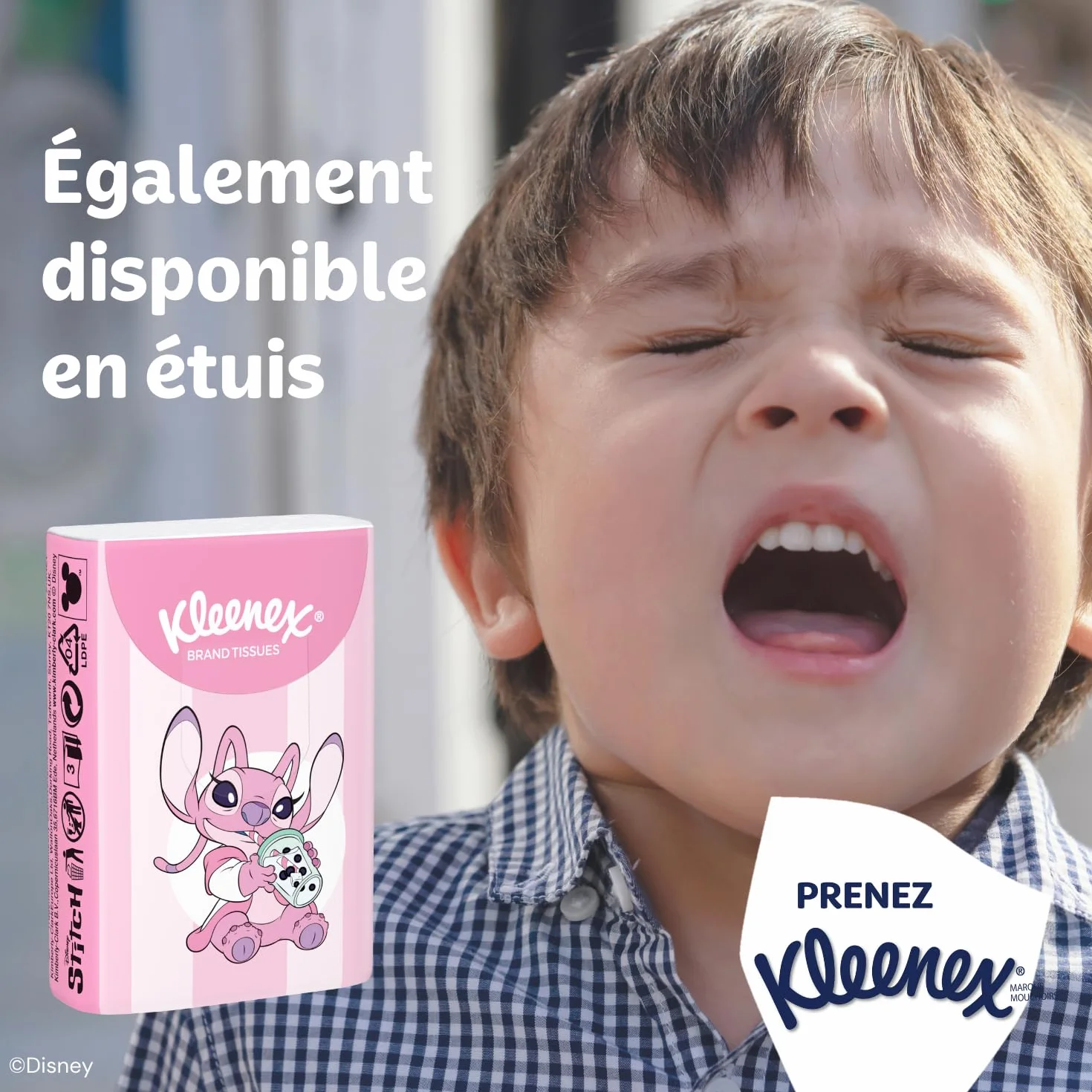 KLEENEX - Fazzoletti Disney Cubic Box (12 scatole da 48 fazzoletti) - giocoso con i personaggi preferiti dei tuoi bambini