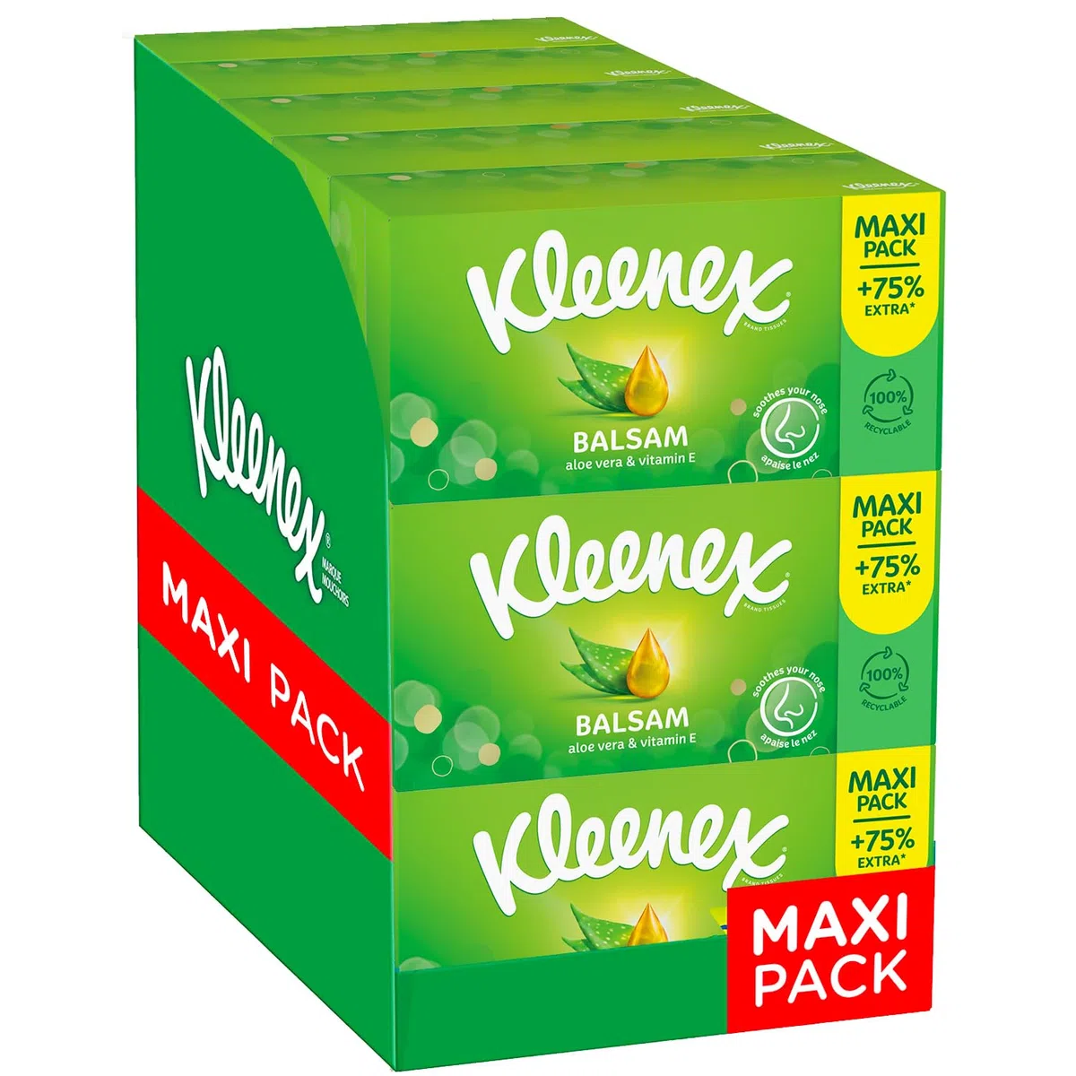 Kleenex Fazzoletti Maxi-Pack Balsam x112