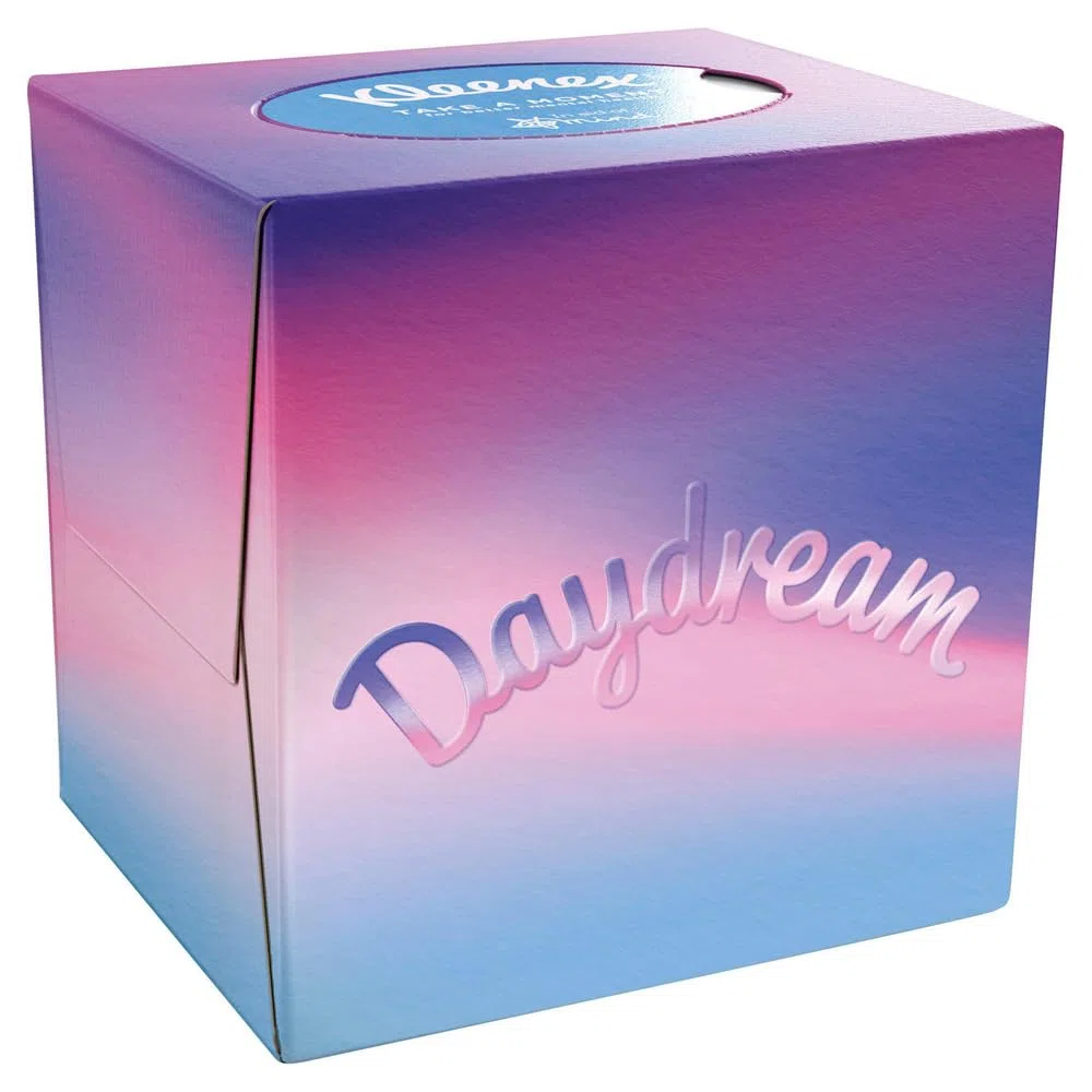 Kleenex® in aiuto della mente - Scatola per fazzoletti a cubo singolo